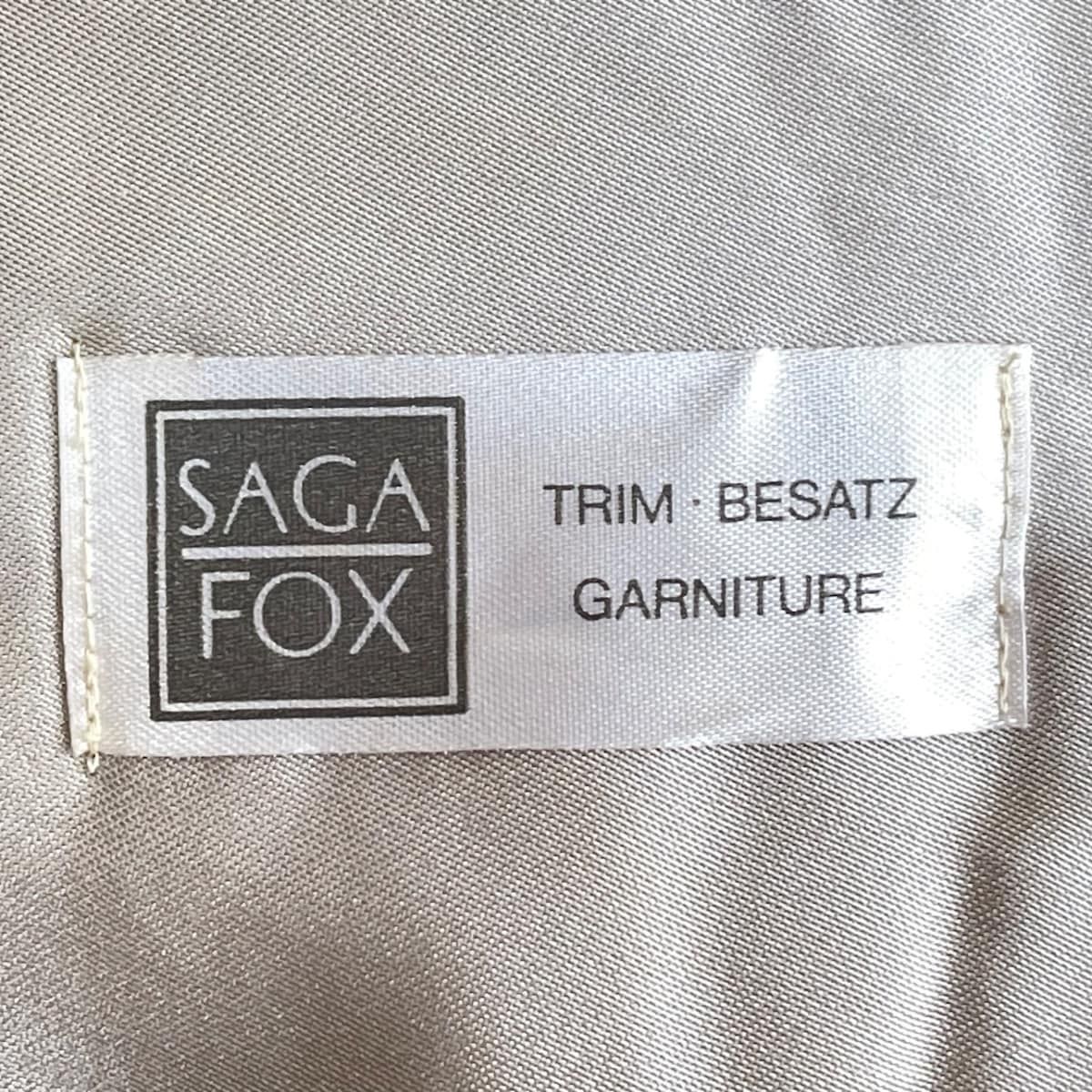SAGA FOX(サガフォックス) マフラー美品 - アイボリー×ダークブラウン ...