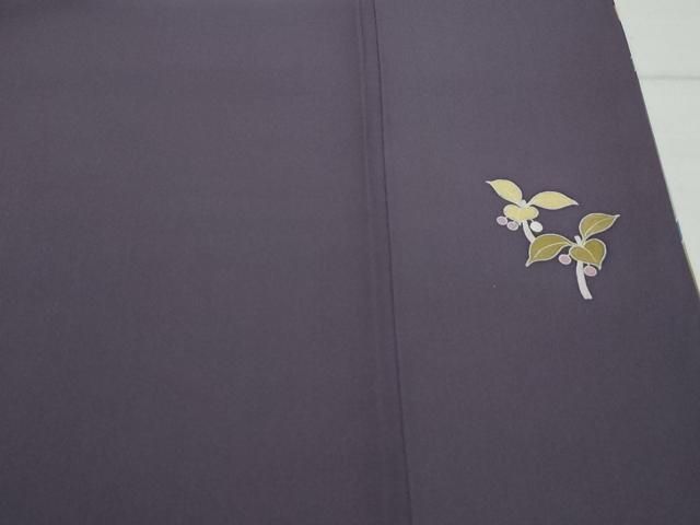 平和屋着物○訪問着 友禅 草花文 暈し染め 正絹 逸品 CAAY3078vf