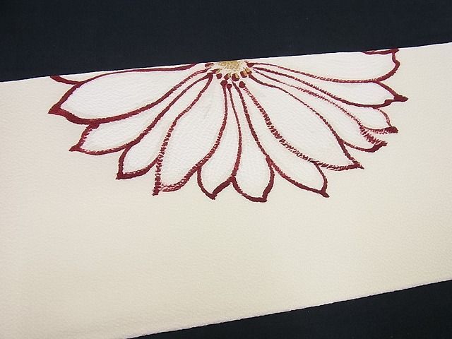 平和屋本店□極上人間国宝 森口華弘 蒔糊友禅 蒔糊散らし 九寸名古屋帯