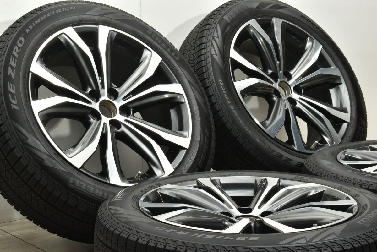 製 バリ溝 レクサス RX バージョンL 純正 20in 8J 30 PCD114.3 ピレリ アイスゼロアシンメトリコ 235 55R20 空気圧センサー付