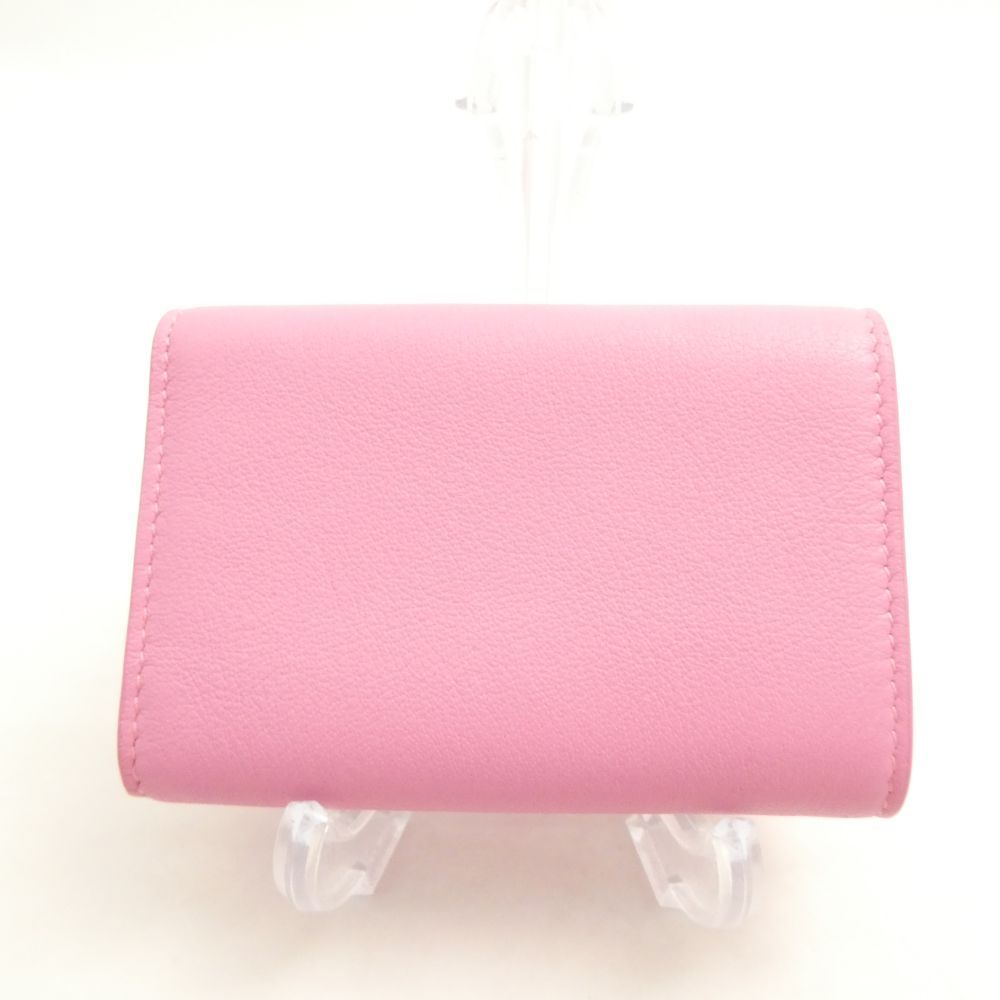美品 BALENCIAGA バレンシアガ ペーパーミニウォレット 391446 三  