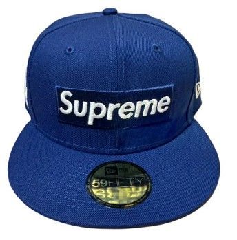 2024SS Supreme MLB Teams Box Logo New Era Dark Royal 7 1/2 LA 未 