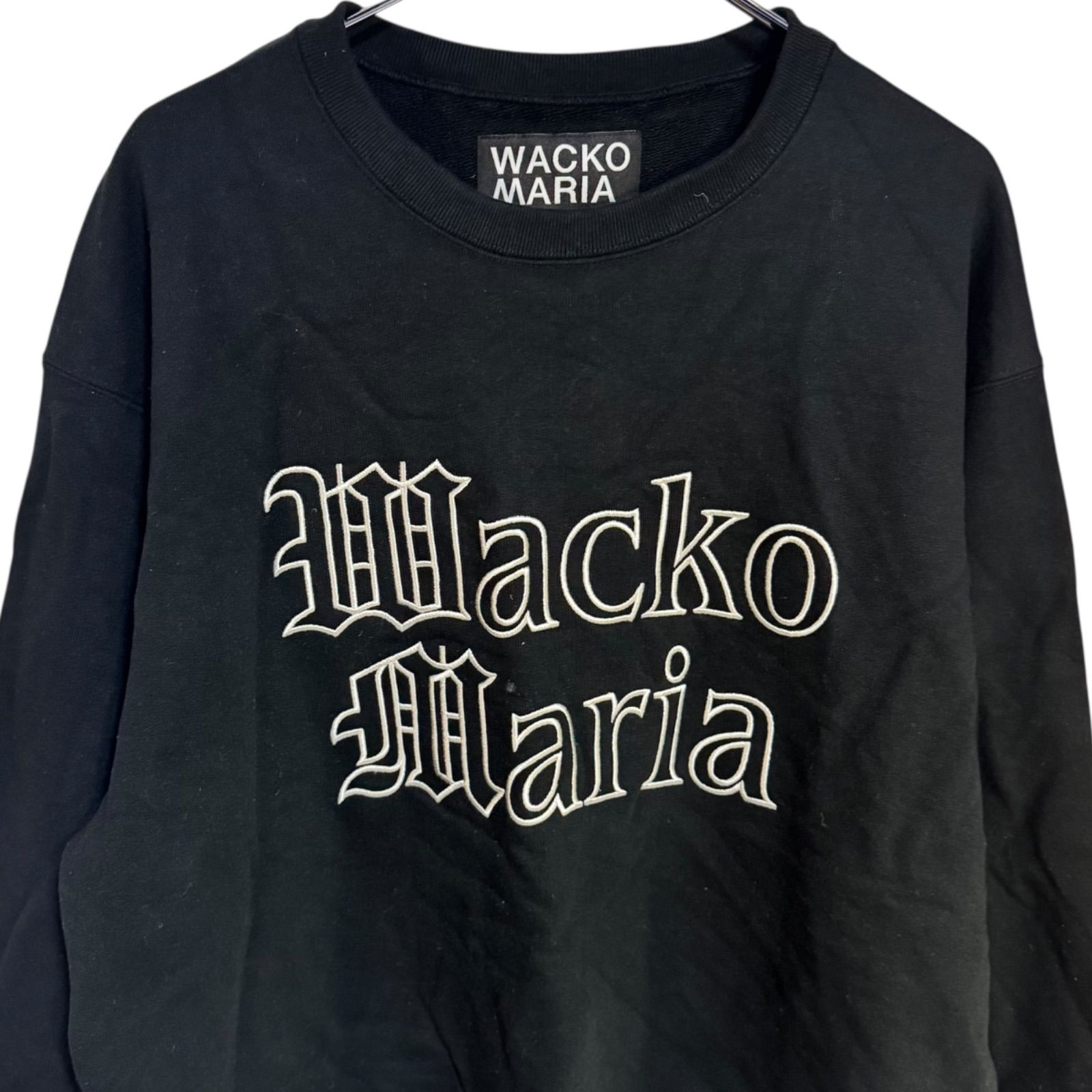 C364 WACKO MARIA ワコマリア トレーナー スウェット ブラック 