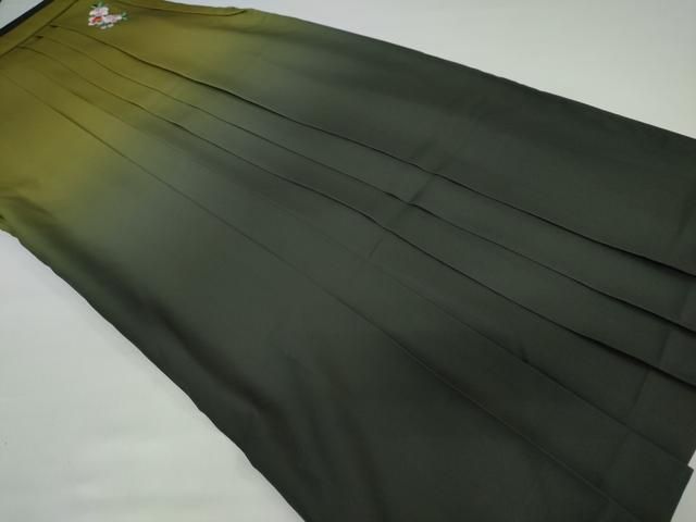 平和屋着物●女性 行灯袴 総刺繍 枝桜文 暈し染め 金糸 洗える着物 DAAW5821ud