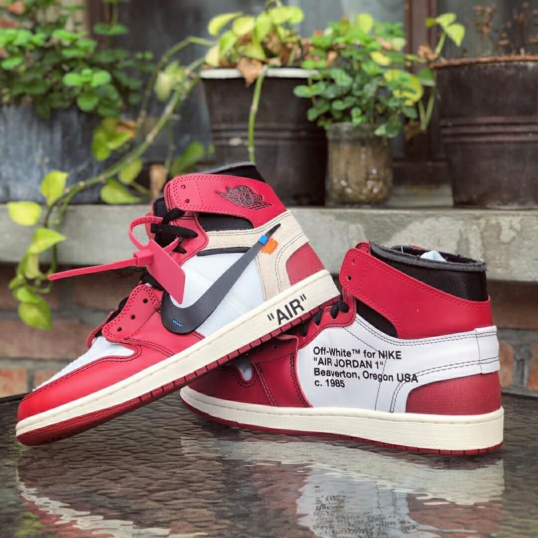 ナイキ NIKE ×OFF WHITE オフホワイト THE TEN AIR JORDAN 1 RETRO HIGH NRG UNC ザ テン エア  ジョーダン レトロ ハイ AQ0818-148 25.5 ホワイト ブルー ブランド古着ベクトル 中古☆AA☆△□ 211008/106 メンズ  034-902109300006 | ベクトルパーク