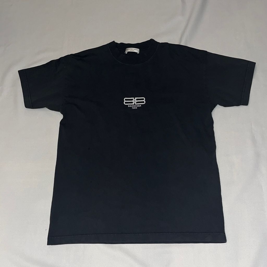 BLENCIAGA バレンシアガ 22SS Embroidered BB Logo T-shirt T