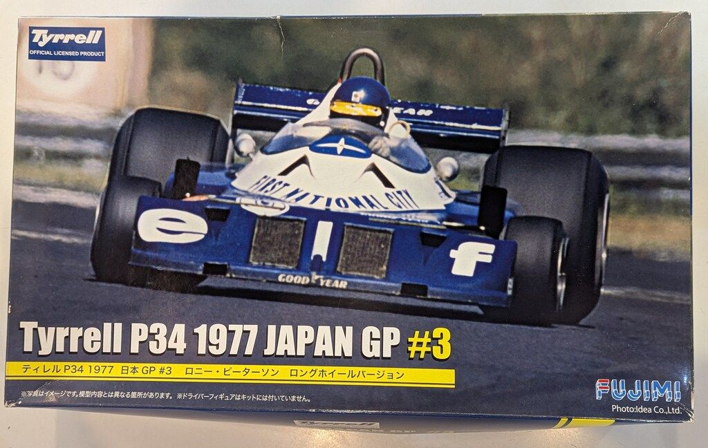 初版品 フジミ 1/20 タイレルP34/2 ドゥパイエ車 1977年 日本GP 初版品 フジミ 1⁄20 タイレルP34⁄2 ドゥパイエ車 1977年 日本GP 初版品