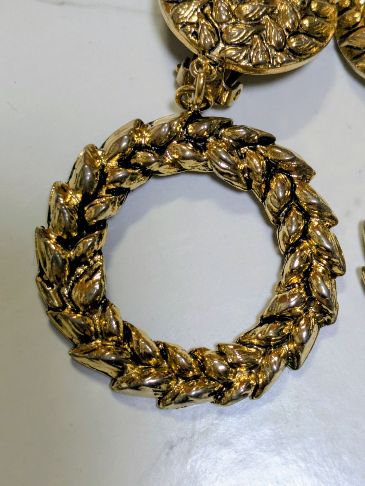 ラッキー KENZO ケンゾー ヴィンテージ イヤリング 麦 大ぶり 財布