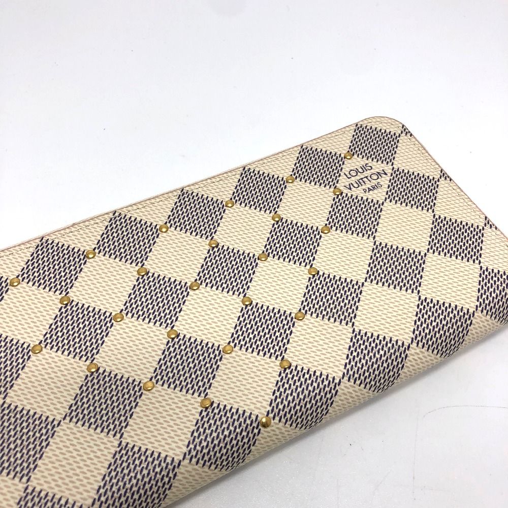 ルイヴィトン 長財布 ダミエアズールキャンバス ローズバレ