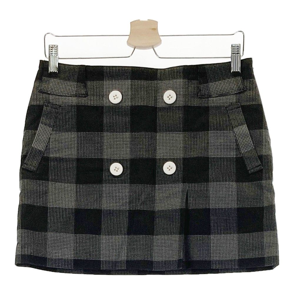 パーリーゲイツ 千鳥柄 総柄 膝丈スカート レディース