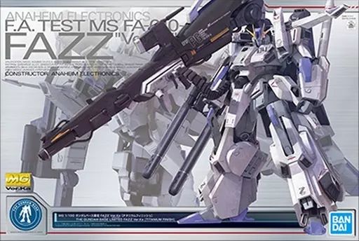 ＭＧ 1/100 FAZZ Ver.Ka［チタニウムフィニッシュ］ MG 1/100 ガンダムベース限定 FAZZ Ver.Ka[チタニウム