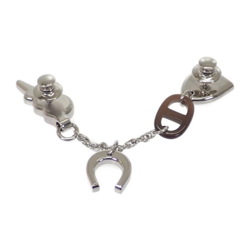 中古】エルメス HERMES ボン・ヴォヤージュ H100058FPAV ブローチ 