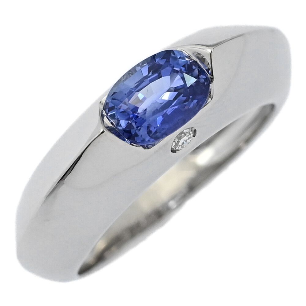 オーラ･ブルーサファイア･ダイヤモンド リング･指輪|K18