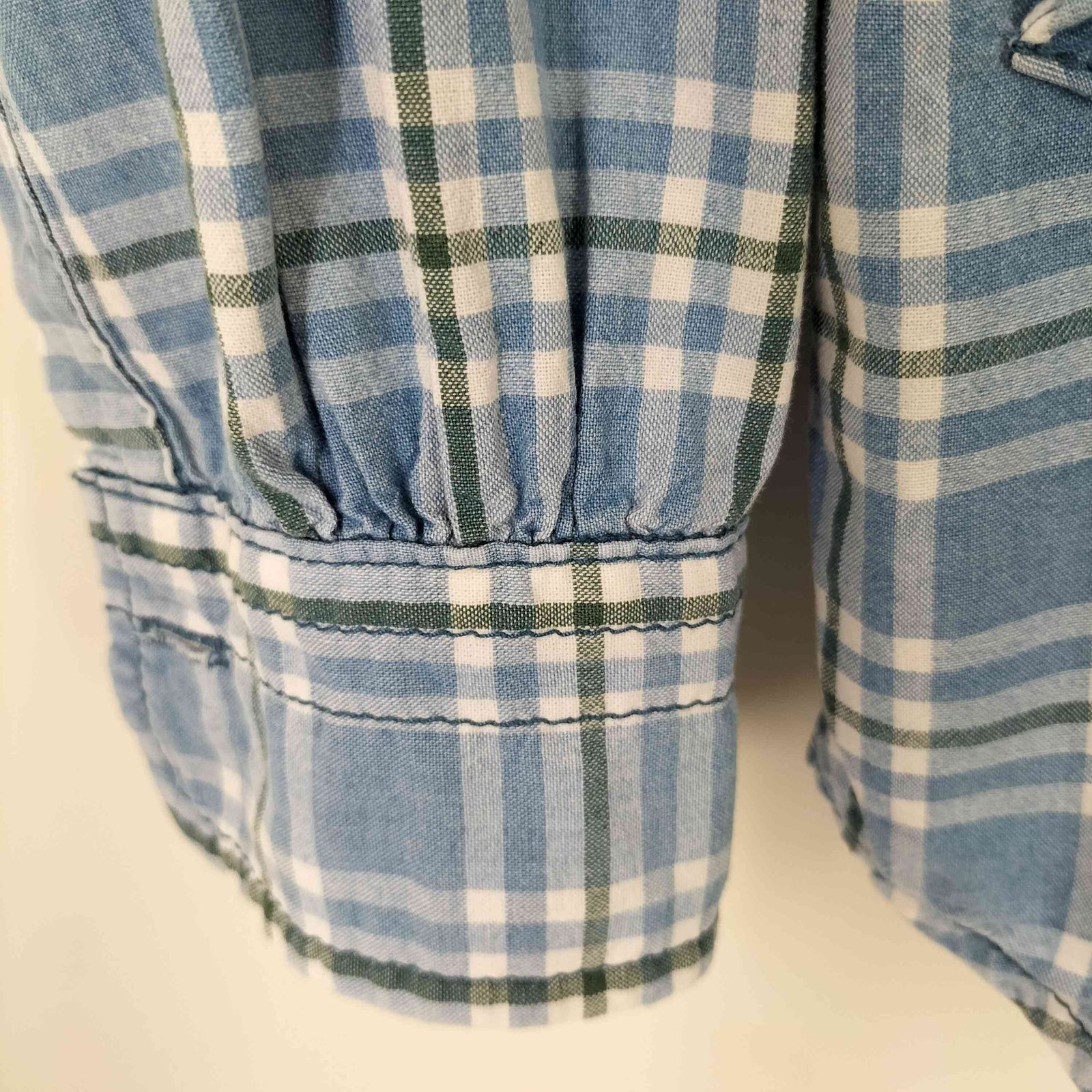 エヴィス EVISU YAMANE ACADEMY カモメ刺繍 チェック シャツ