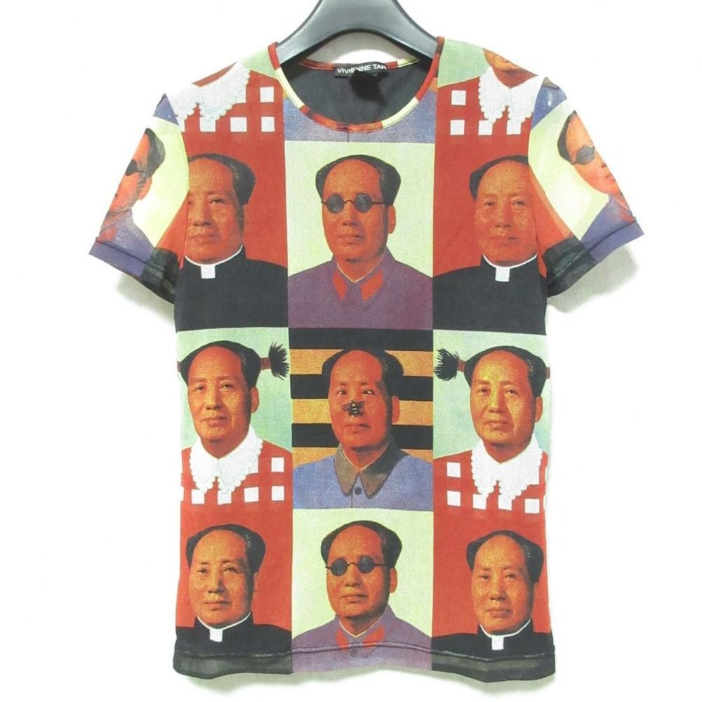 美品 VIVIENNE TAM ヴィヴィアンタム 毛沢東 パワーネット トップス 