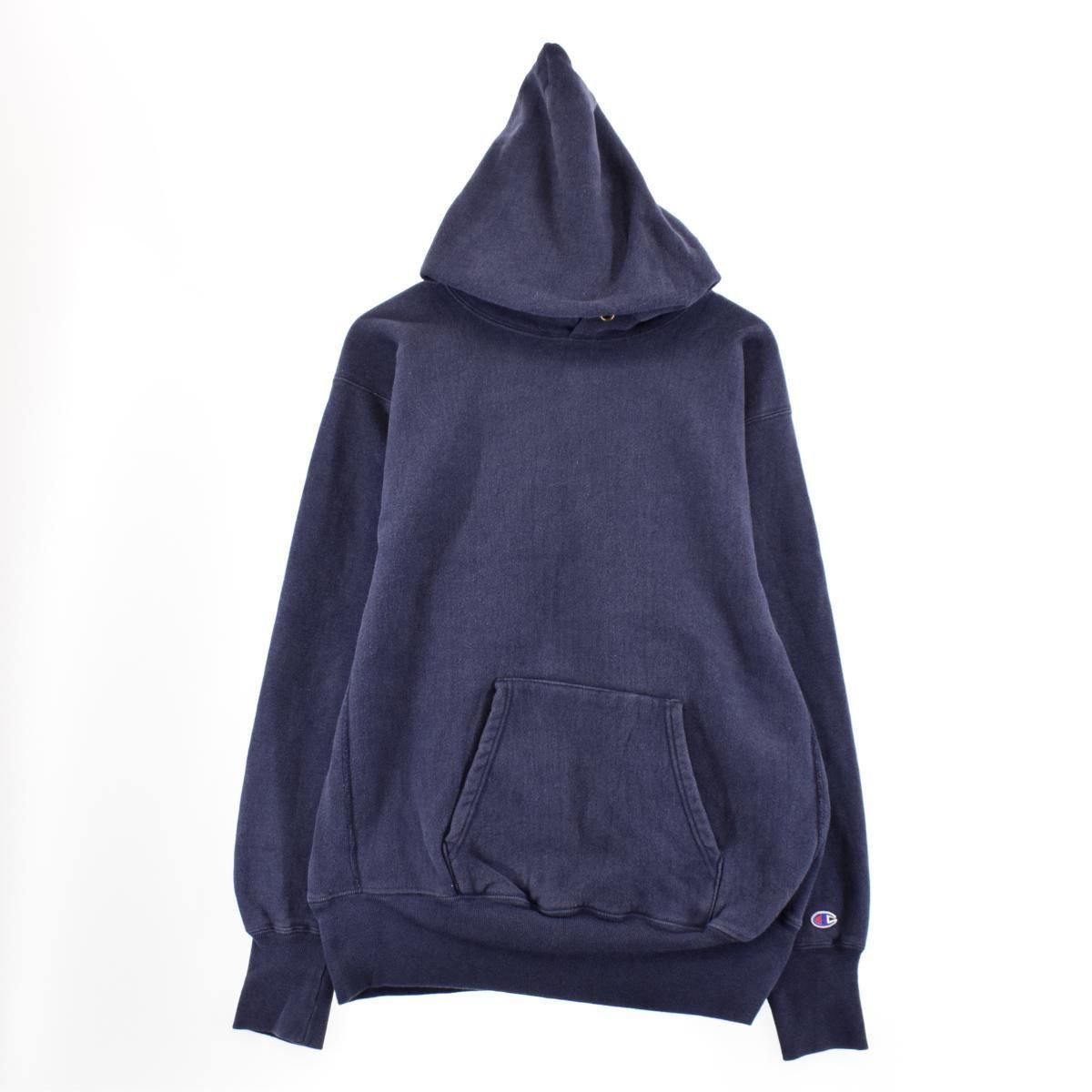 古着 90年代 チャンピオン Champion リバースウィーブ 刺繍タグ 目無し 