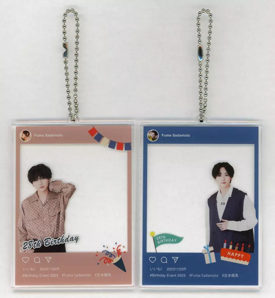 TWS シニュ birthday バパケ アクスタ キーホルダー 写真集 セット 中古】キーホルダー 定本楓馬 インスタ風アクリルキーホルダー 2
