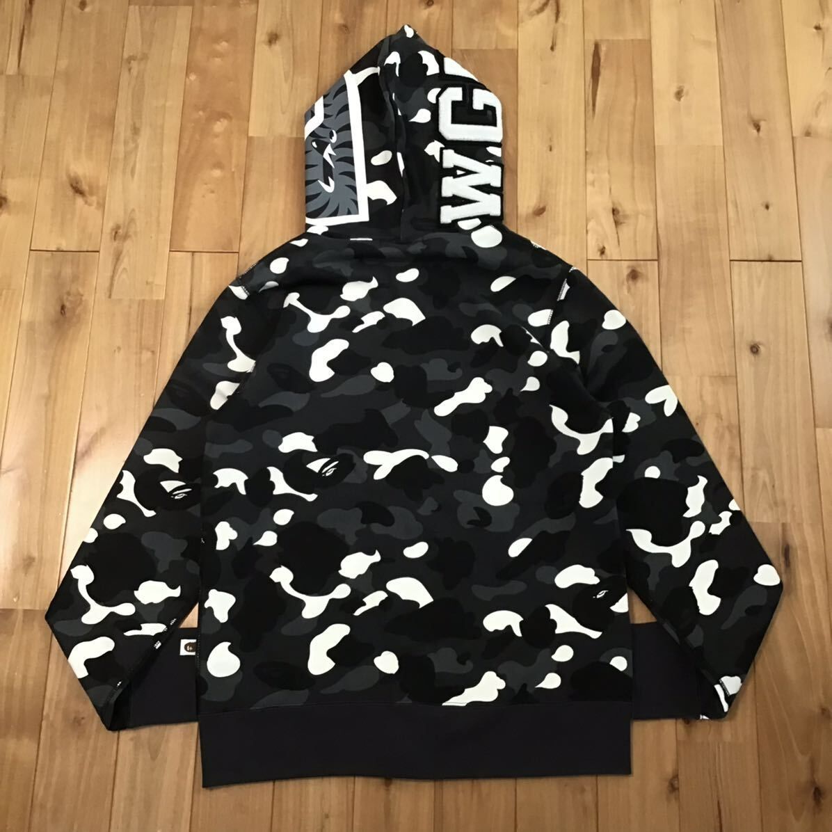 ☆蓄光☆ City camo シャーク パーカー Mサイズ shark full zip hoodie