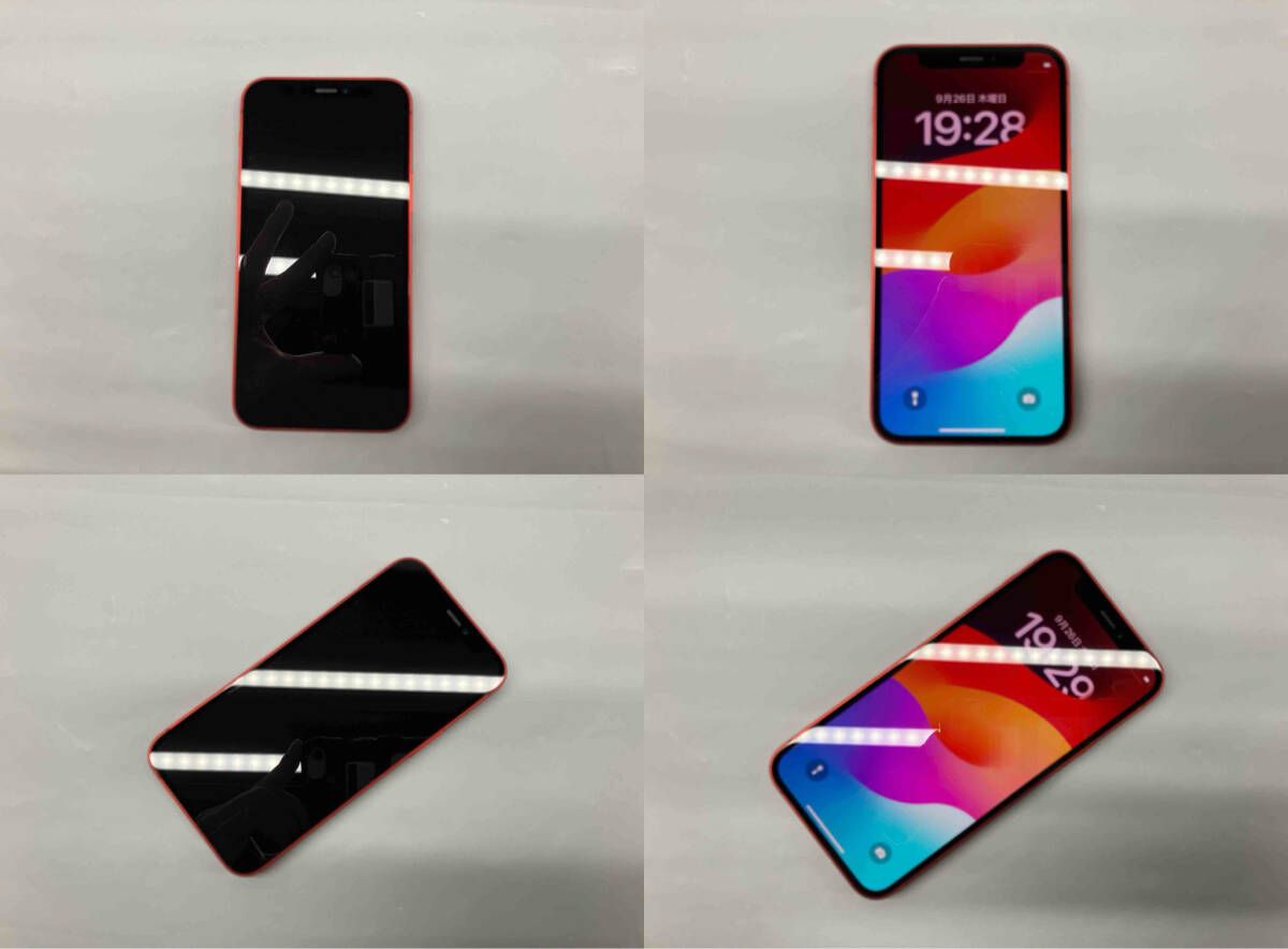 au SIMフリー MGDN3J/A iPhone 12 Mini 128GB レッド au au ガラケー 赤