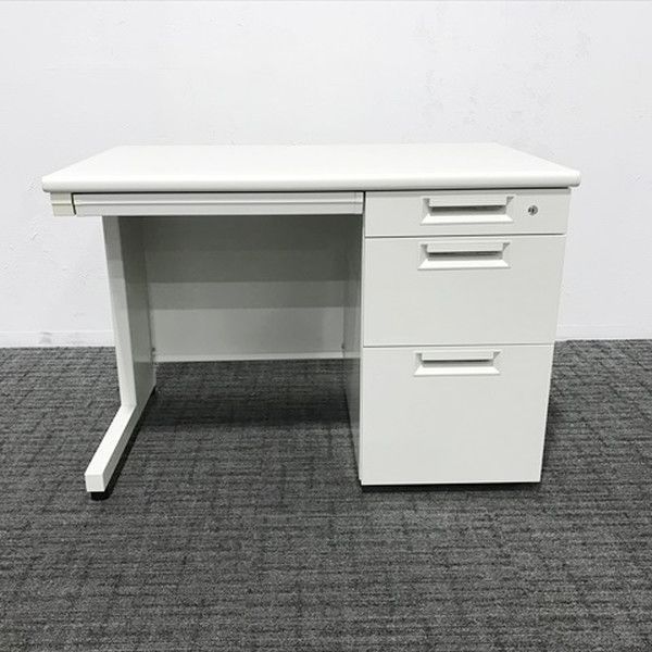 片袖デスク引出し3段 LEED