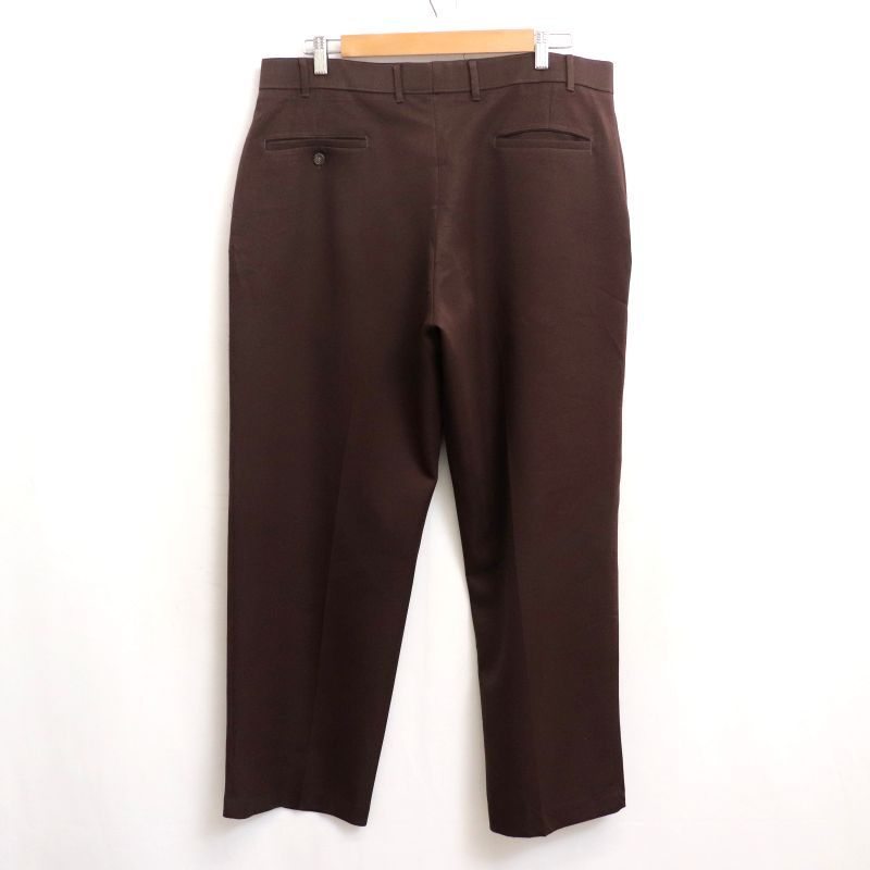 デッド90sビンテージUSA製リーバイス アクションスラックス パンツ茶