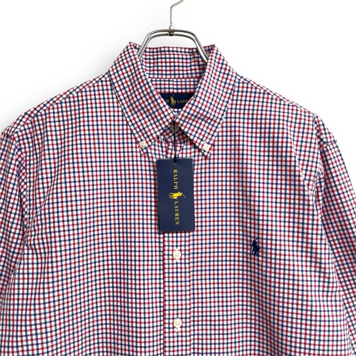 RALPH LAUREN ラルフローレン ボタンダウン チェック 長袖 シャツ M