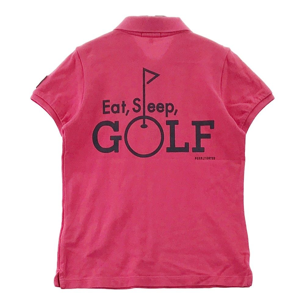 サイズ：0 PEARLY GATES パーリーゲイツ 半袖ポロシャツ ピンク系  