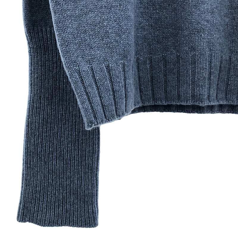 【美品】  IENA / イエナ | 【ALDERNEY /アルダニー】別注 LAMBS WOOLS ニット | F | ブルー | レディース 美品】 IENA / イエナ | 【ALDERNEY /アルダニー】別注 LAMBS WOOLS
