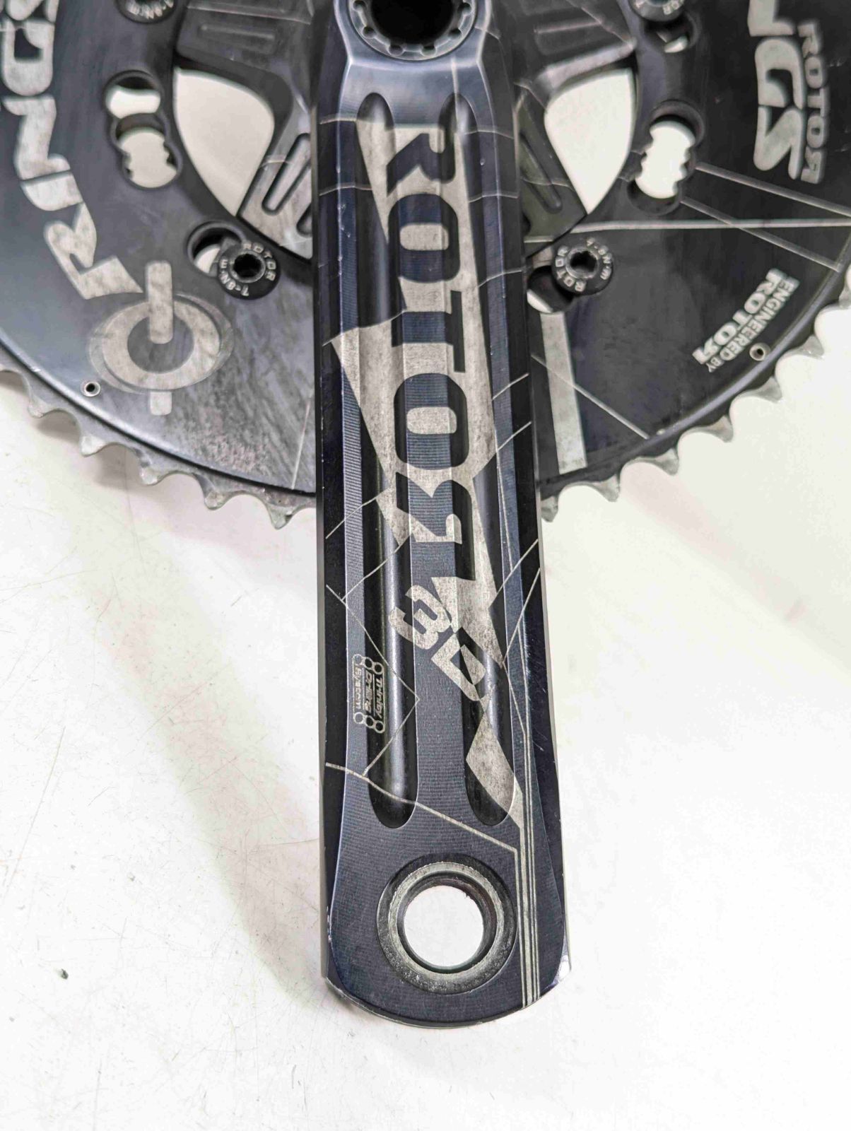 並品】Rotor 3d 24mm軸 170mm 50 34t 楕円チェーンリング