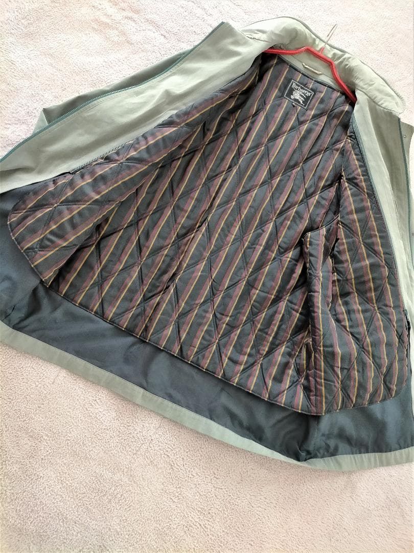 モデル BURBERRYS バーバリー フード付き ミリタリーコート