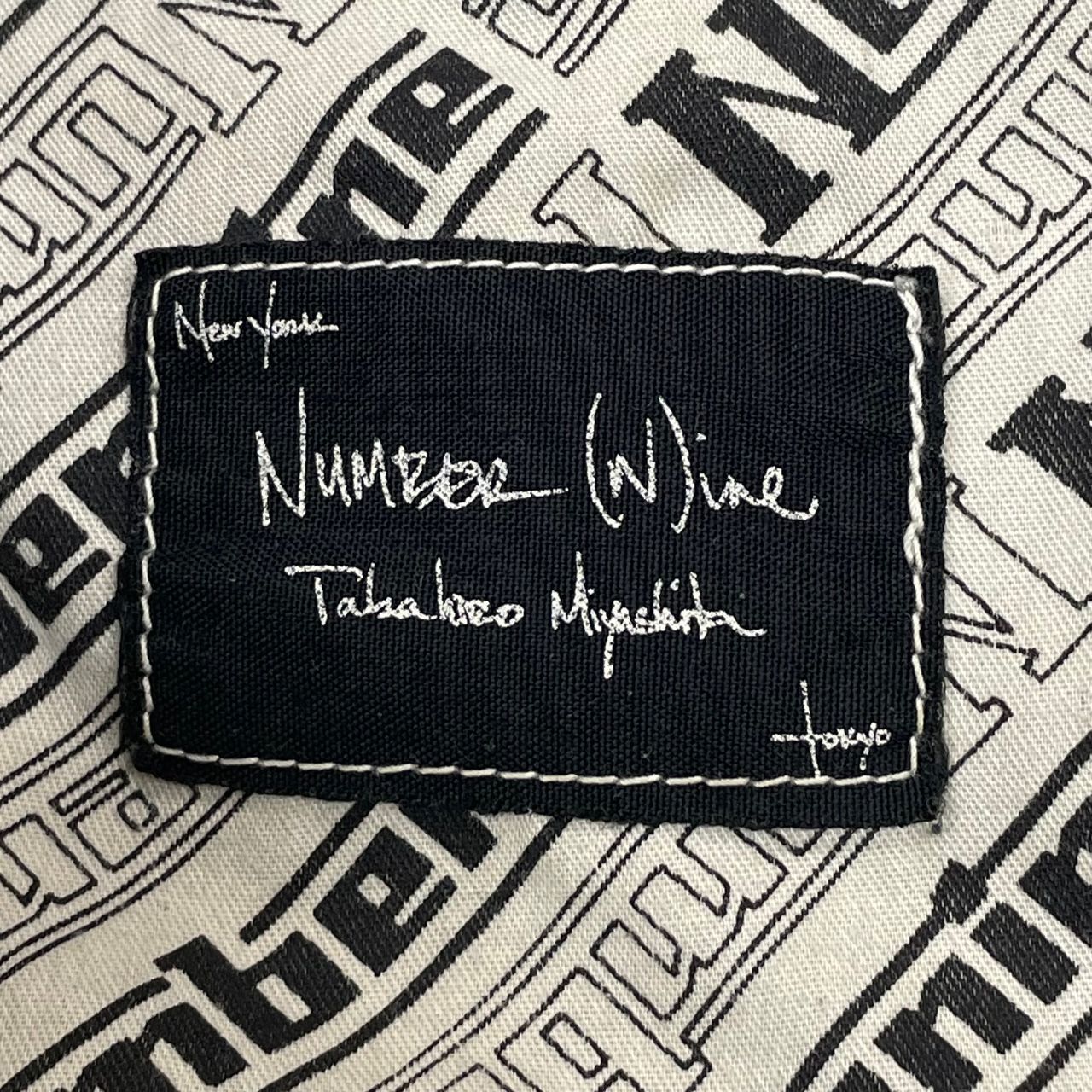 希少 NUMBER NINE 06SS WELCOME TO THE SHADOW ガンズ期 Archive