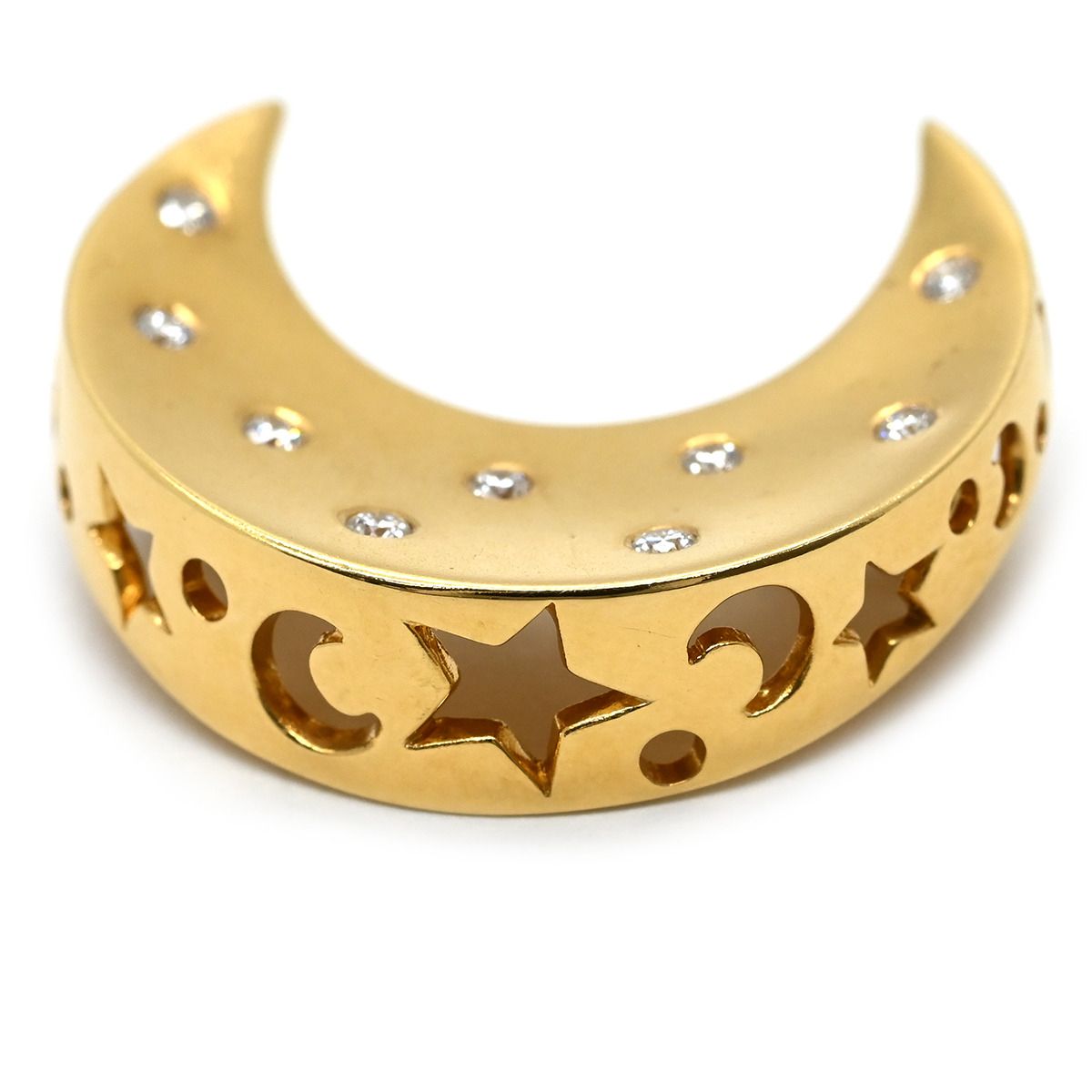 MIKIMOTOミキモト K18 エナメル ブローチ