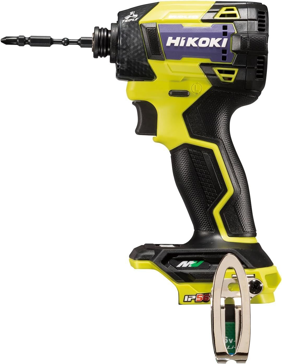 HiKOKI ハイコーキ 36V 充電式 インパクトドライバ スパイダーイエロー 蓄電池 充電器 ケース別売 WH36DD NNY