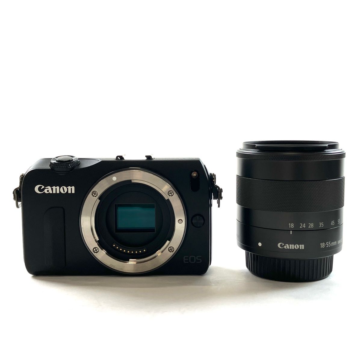 キヤノン Canon EOS M レンズキット ブラック デジタル ミラーレス 