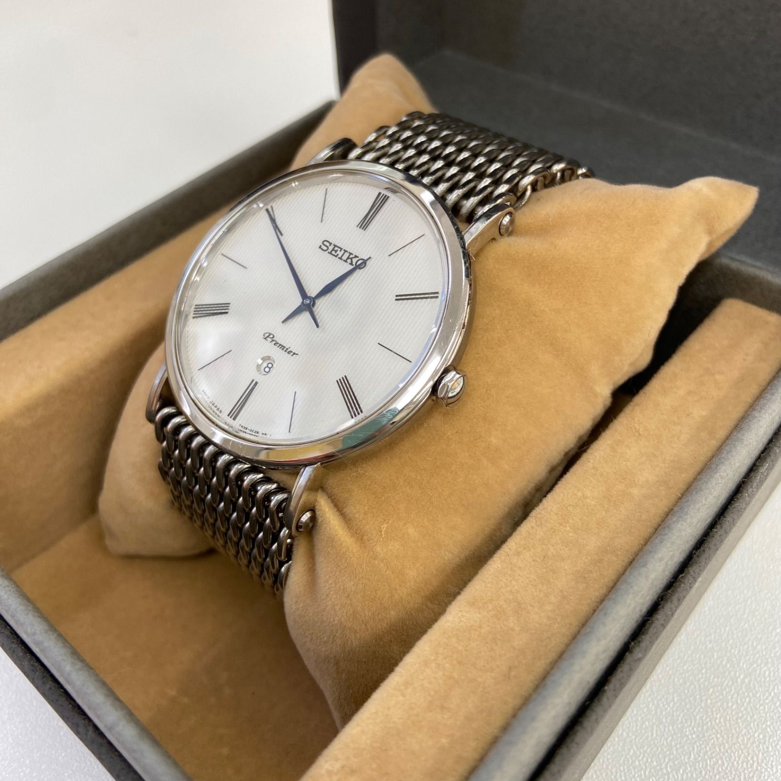 バーゲン】【動作確認済み】SEIKO セイコー 腕時計 Premier プルミエ 
