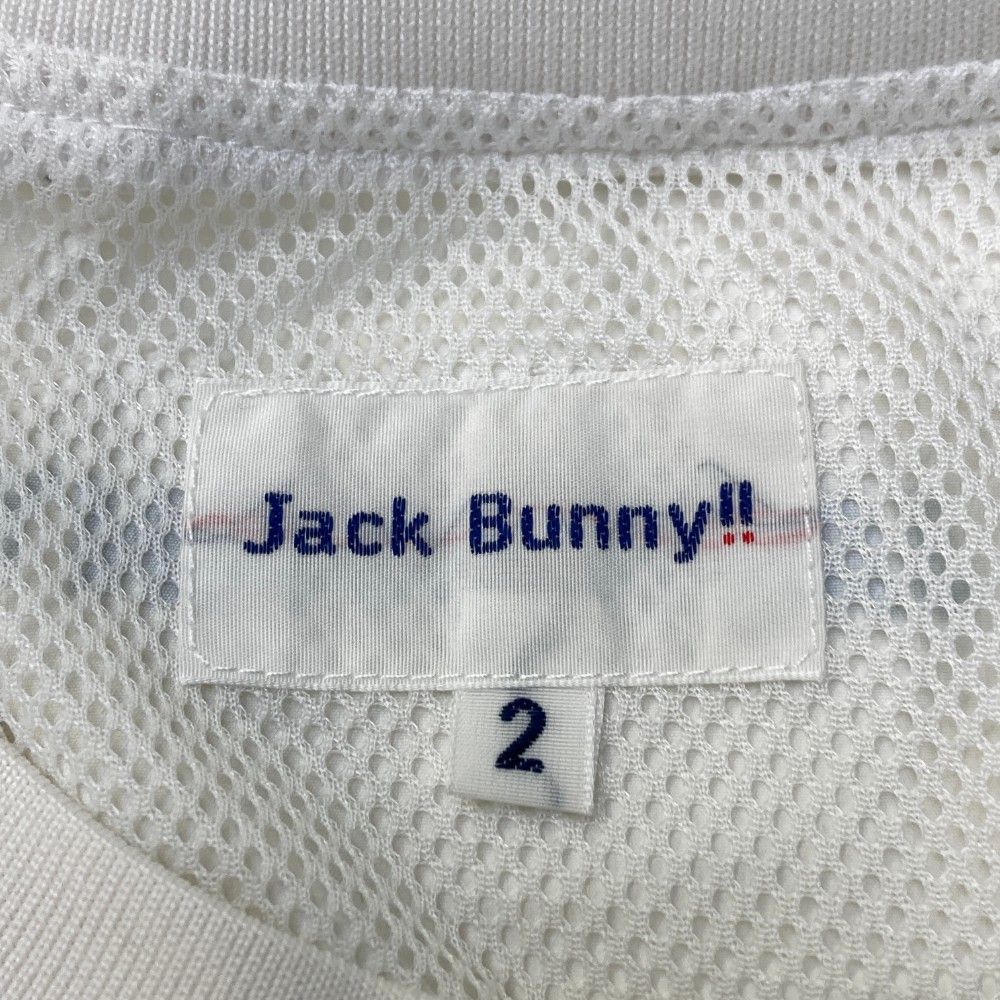 サイズ：2 JACK BUNNY ジャックバニー  ブルゾン  ホワイト系 [240101432307] ゴルフウェア レディース ストスト サイズ：2 JACK BUNNY ジャックバニー ブルゾン ホワイト系