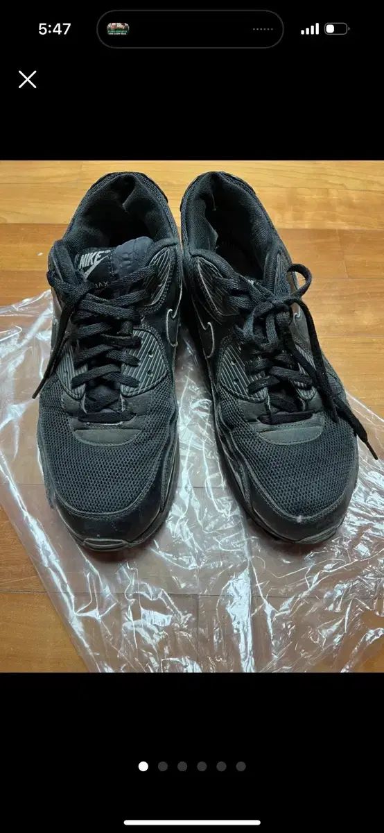 【雷市場（ポンジャン）商品韓国直送】 NIKE(ナイキ) エアマックス 90 黒 280 1 のみ 5 一千ウォン