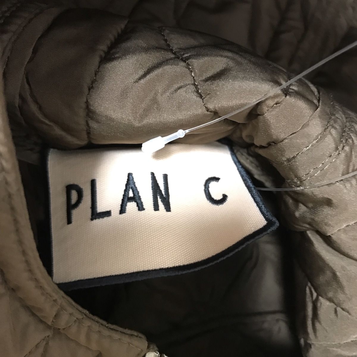 PLAN C(プランシー) コート サイズ42 L レディース美品 - ダークブラウン 長袖/キルティング/中綿/冬