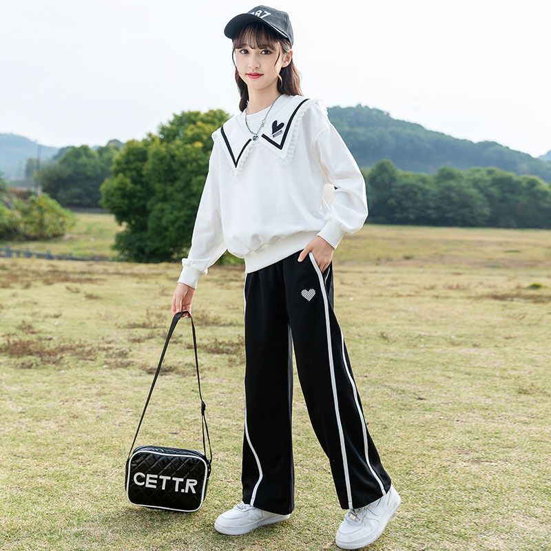 子供服 女の子 スウェット ジャージ 上下セット シャツ トップス 