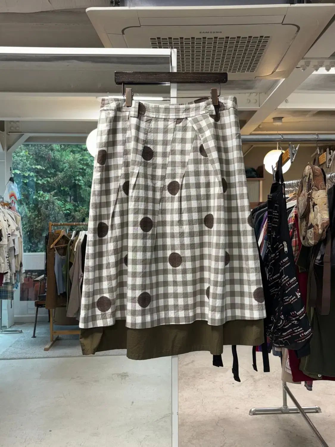 チェック スカート