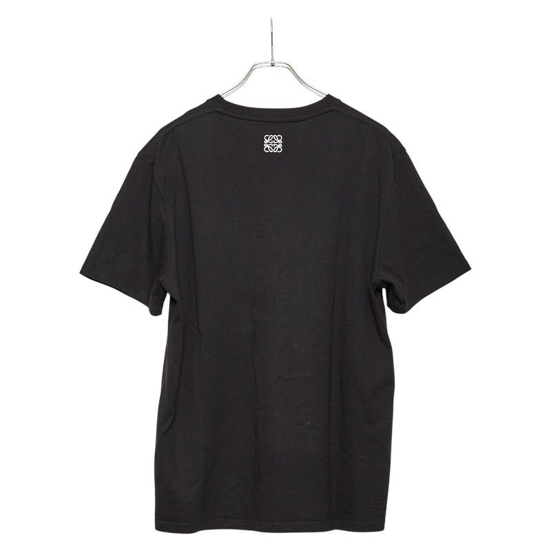 ロエベ パンジー ロゴ 半袖Ｔシャツ サイズ L H526Y22J23 ブラック コットン メンズ LOEWE 214-36609