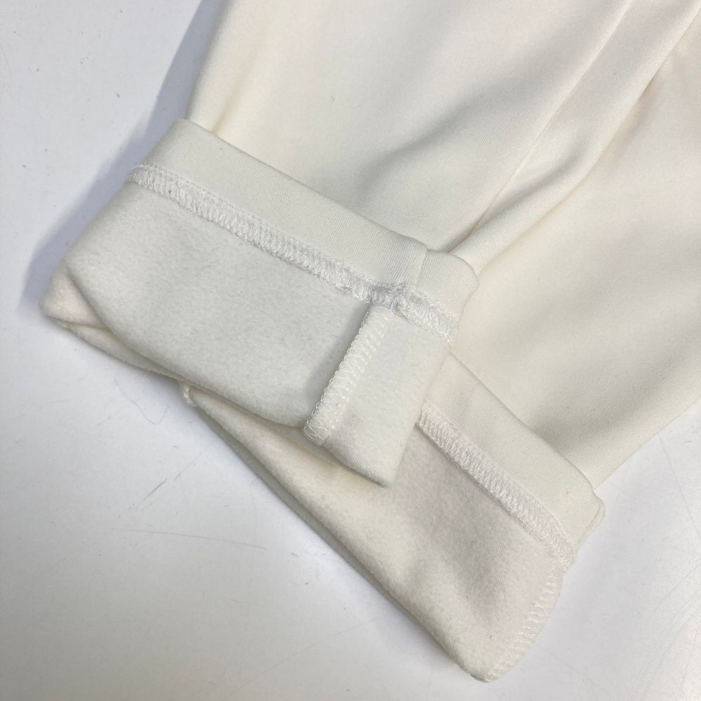 サイズ：M PING ピン 裏起毛 ストレッチパンツ ホワイト系