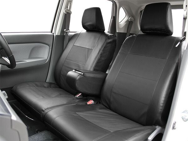 ステラ シートカバー レザー＆パンチング ブラック LA150 1台前後セット