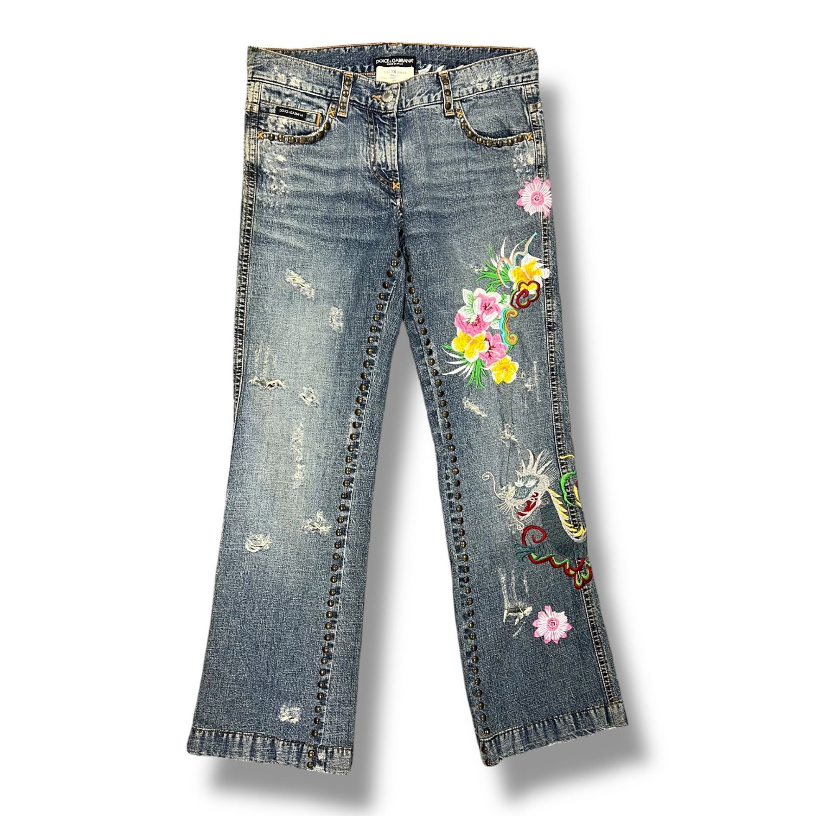 DOLCE&GABBANAダメージ デニム D&G】ドルガバ dolce & gabbana