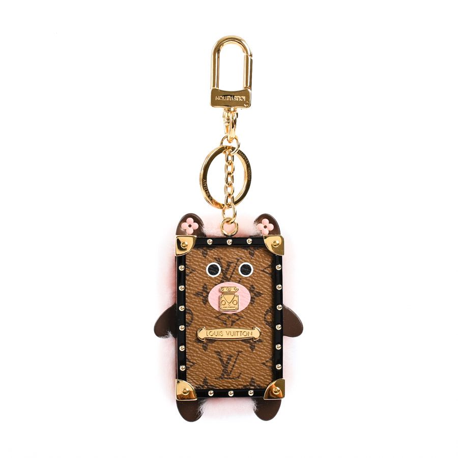 LOUIS VUITTON ルイヴィトン キーホルダー ビジューサックワイルドファー M69551