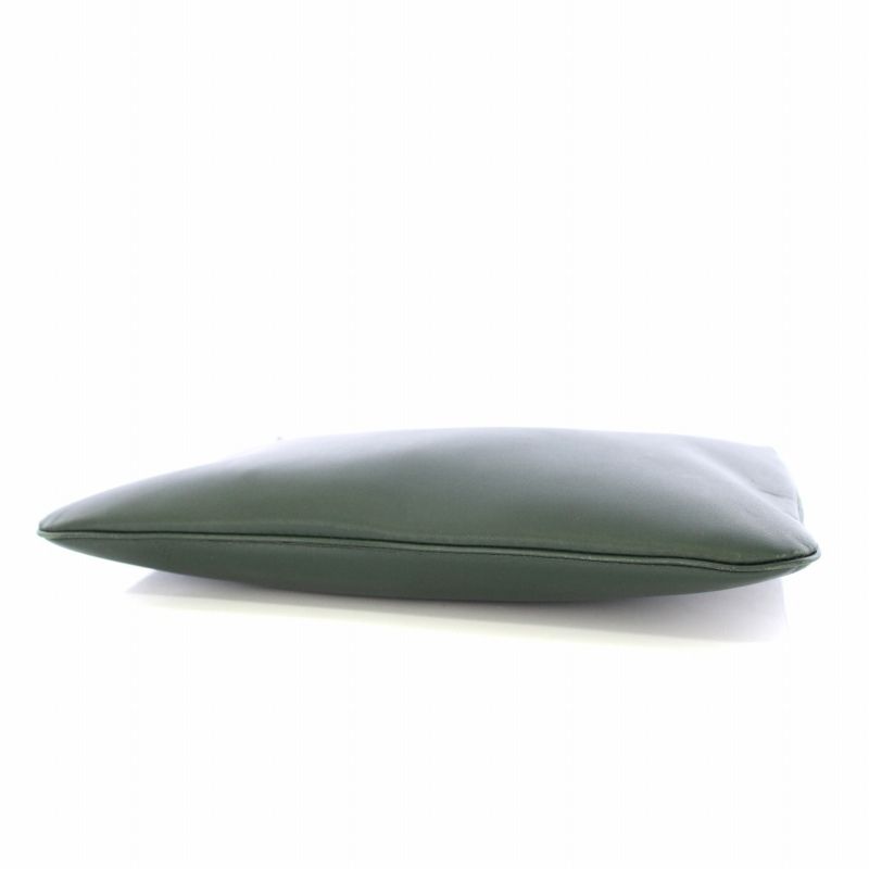 コムデギャルソン COMME des GARCONS ポーチ レザー 緑 /TK ○D - メルカリ