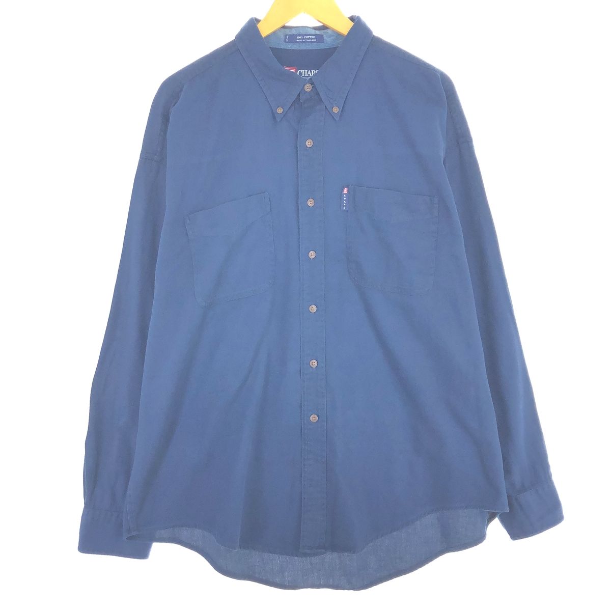古着 90年代 ラルフローレン Ralph Lauren CHAPS チャップス 長袖 ボタンダウンシャツ メンズXL ヴィンテージ/eaa445811