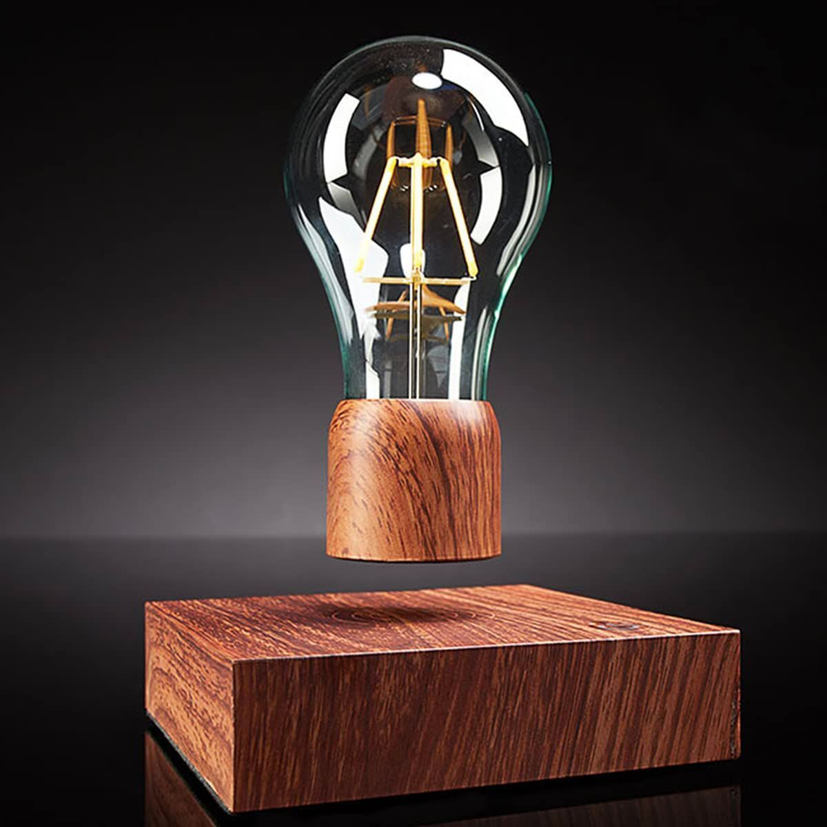 デスク ランプ装飾オフィス 電球ランプを浮遊させる 360度の回転は接触制御を用いるLEDの電球を浮遊させる磁気浮上電球夜ライト ホーム ルーム 創造的なギフトのため