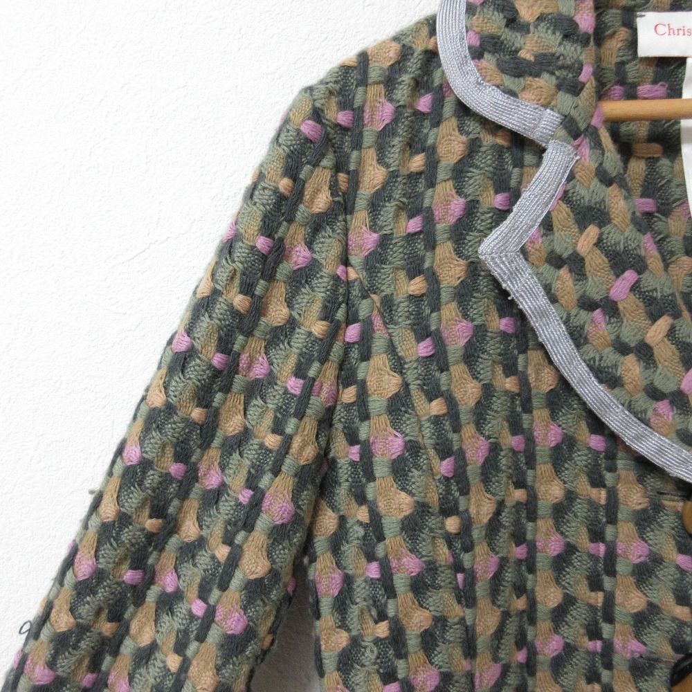 Christian Lacroix BAZAR クリスチャンラクロワ パイピング ツイード