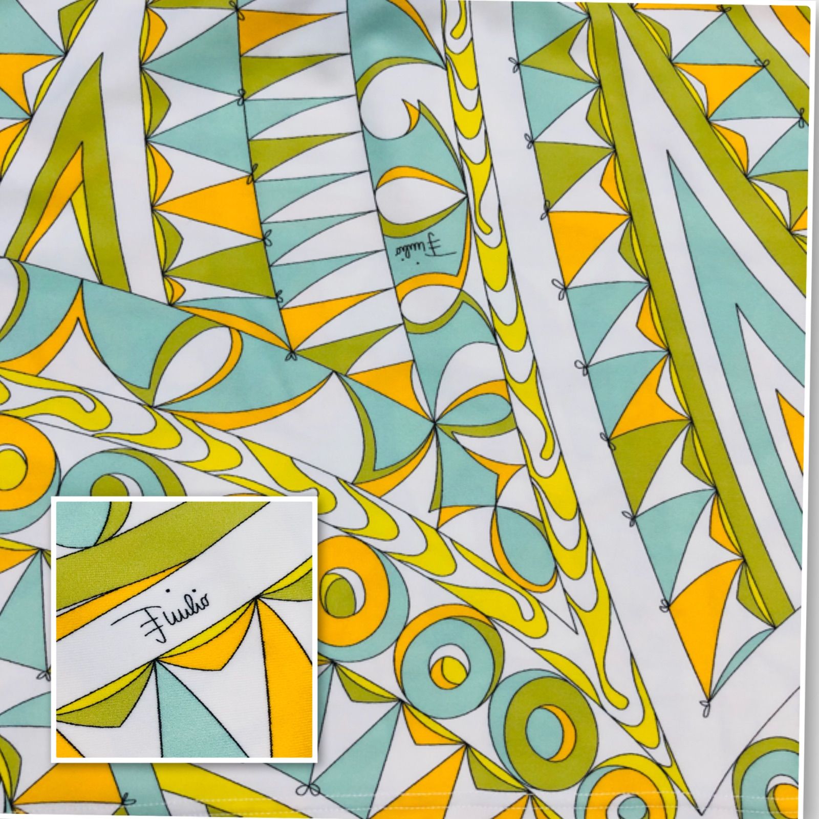 □極美品□EMILIO PUCCI エミリオプッチ プッチ柄 タンクトップ 